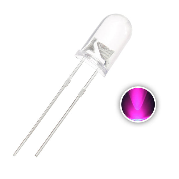 Paquete 10 LEDs Rosa 5mm