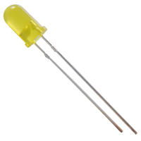 Paquete 10 LEDs Amarillo 5mm