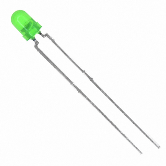 Paquete 10 LEDs Verde 3mm