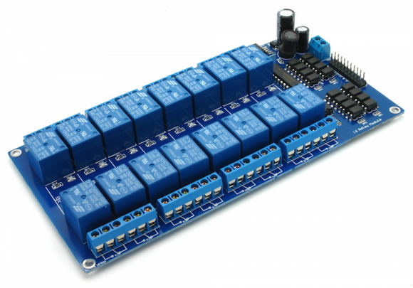 Modulo de Relevadores 16 Canales 5v