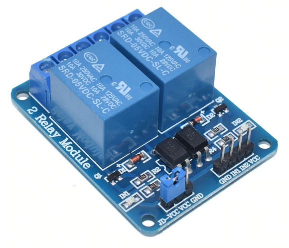 Modulo de Relevadores 2 Canales 5v