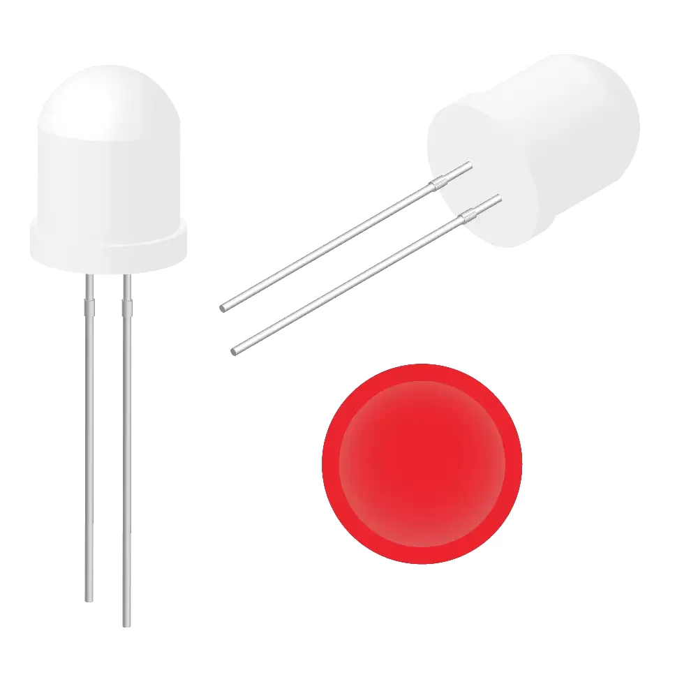 Led Ultrabrillante Rojo De 10mm
