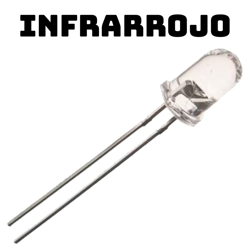 Led Infrarrojo De 5mm 940nm 1.4-1.6v