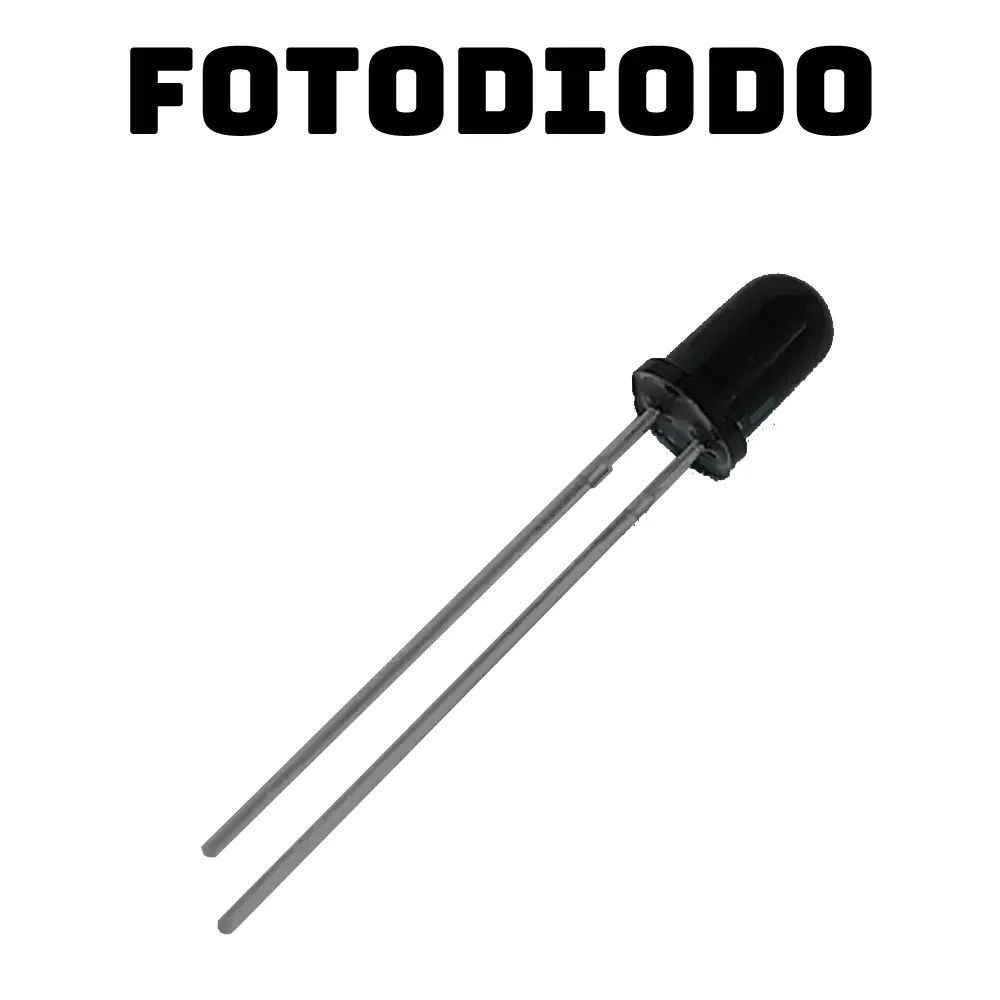 Fotodiodo Negro Receptor De Infrarrojo De 5mm