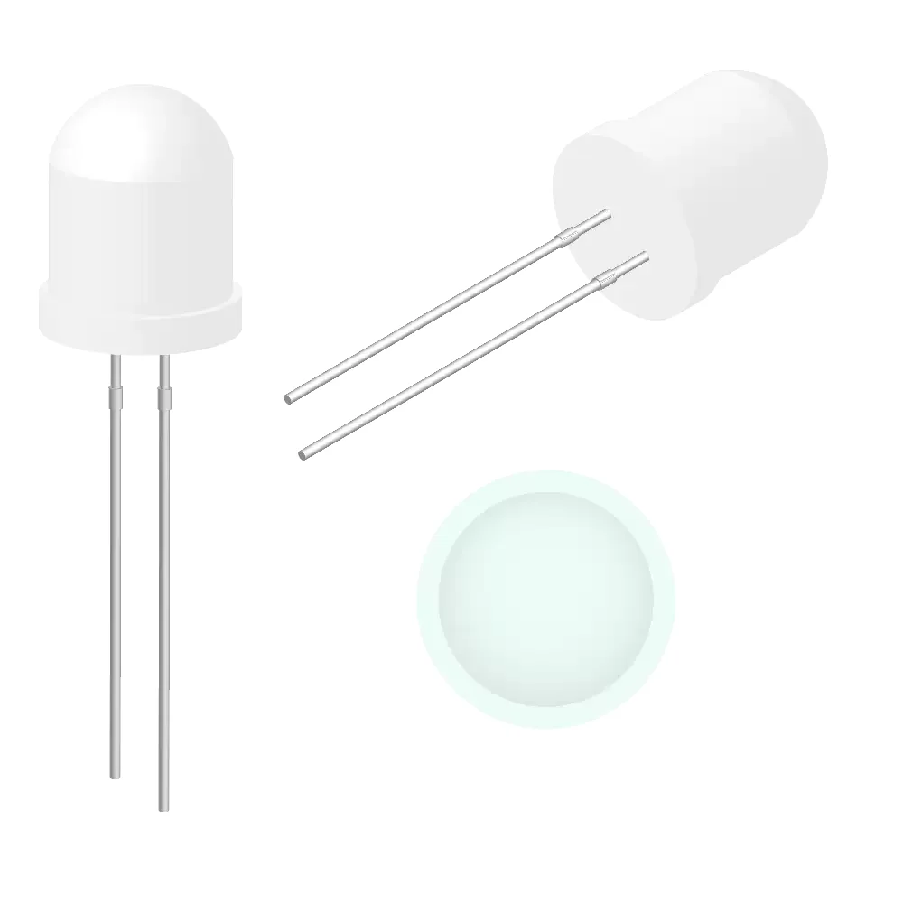 Led Ultrabrillante Blanco De 10mm