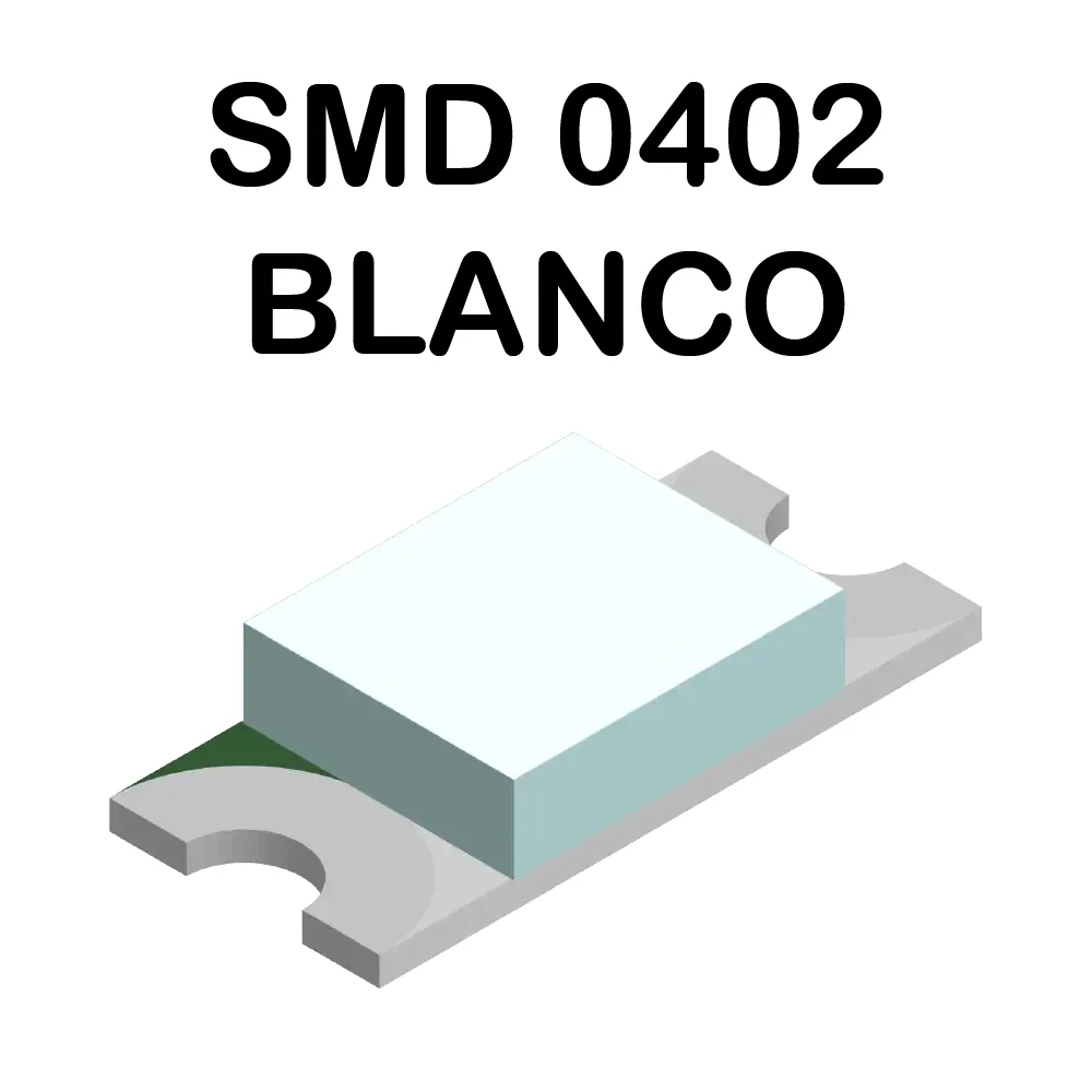Led Blanco Frio Smd Superficial 0402 De 2.8-2.9v A 5ma