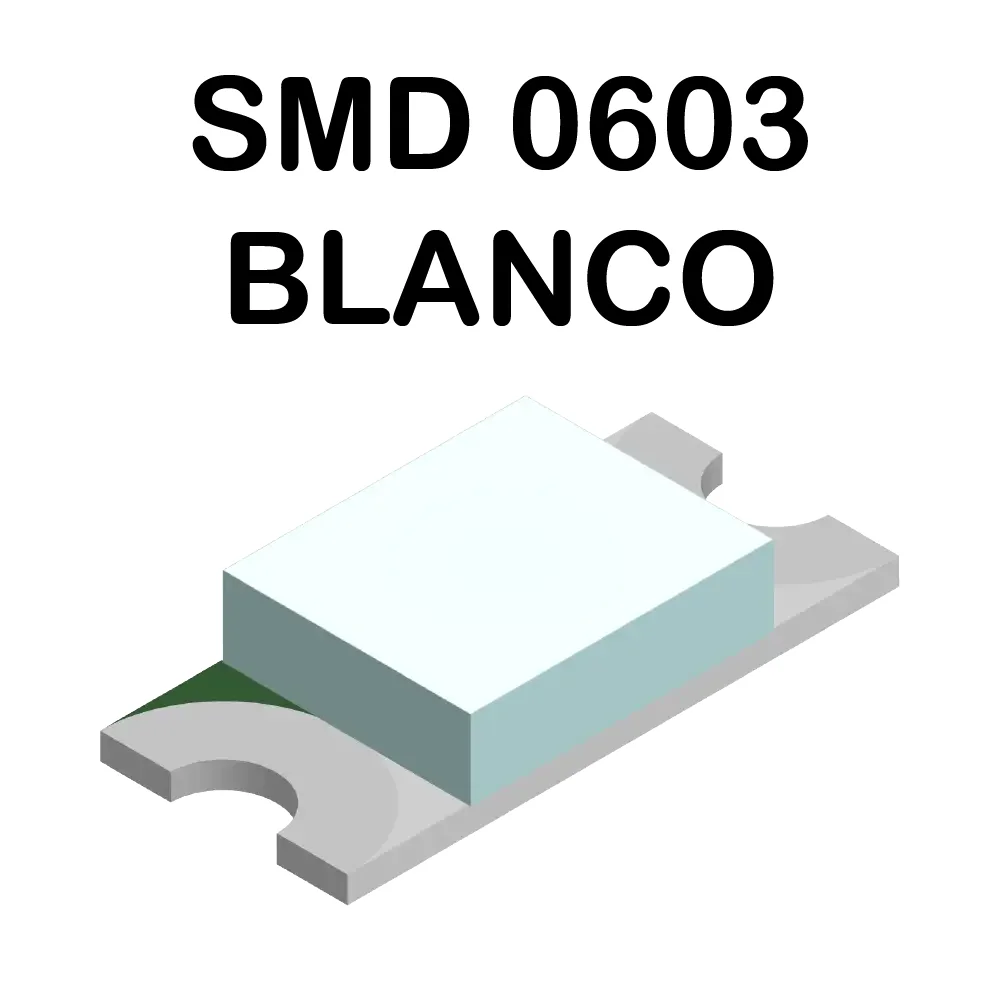 Led Blanco Frio Smd Superficial 0603 2.7-2.8v A 2m