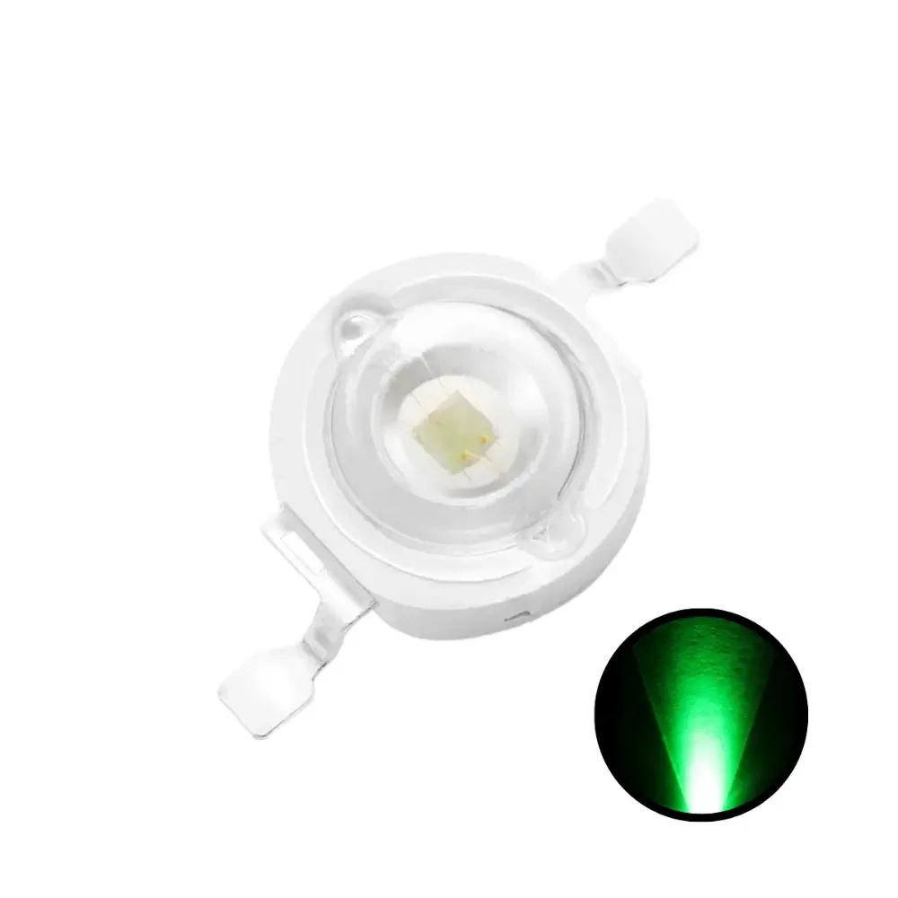 Led Verde Superficial Smd 1w Potencia 3.3v 700mah