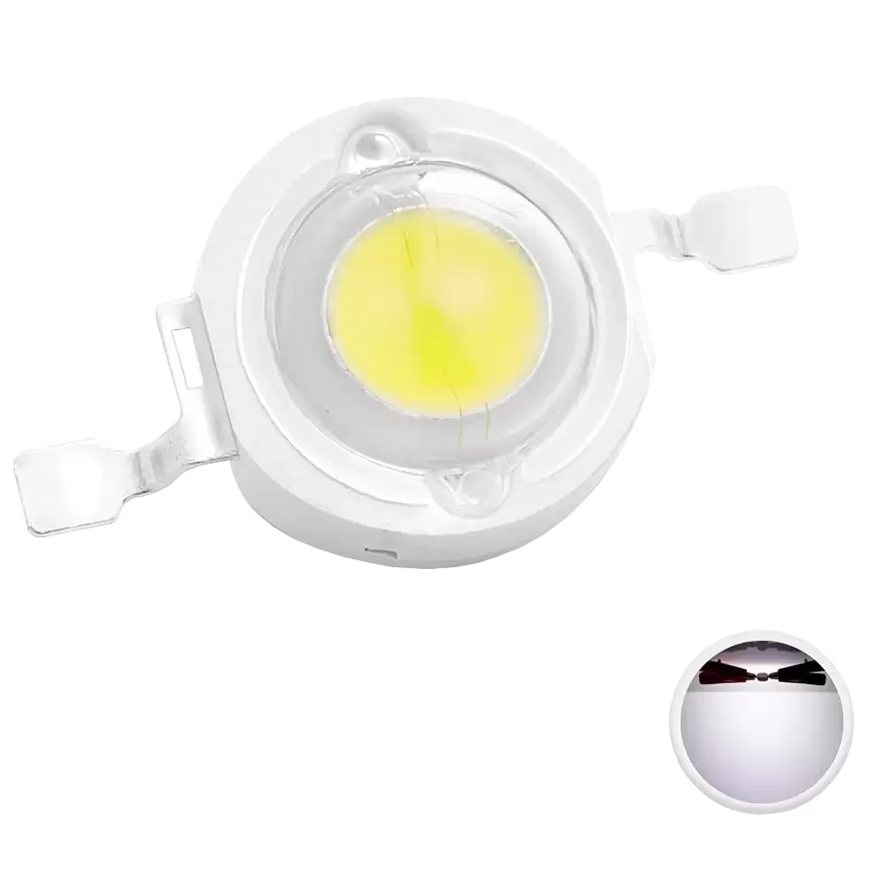 Led Blanco Frio Superficial Smd 3w Potencia 3.3v 700mah