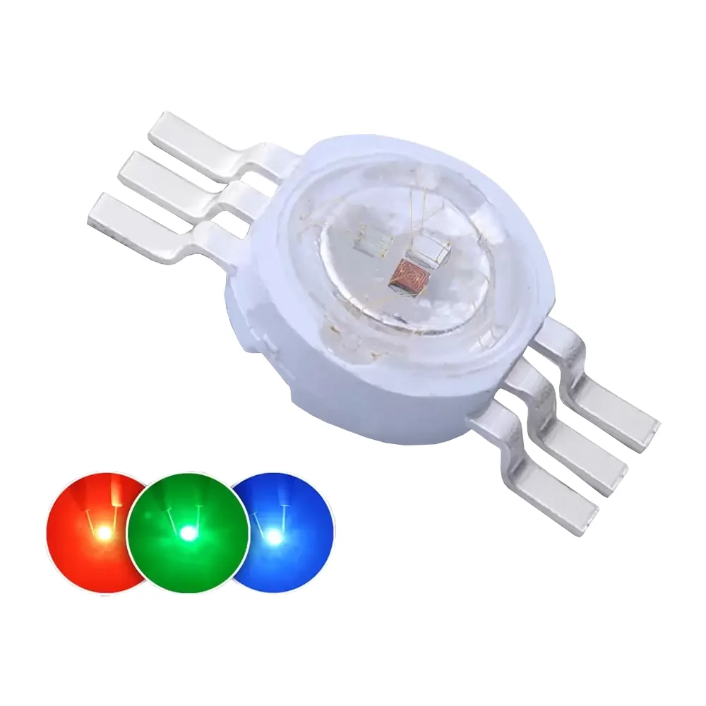 Led Rgb Superficial Smd 3w Potencia 3.3v 700mah 245-876