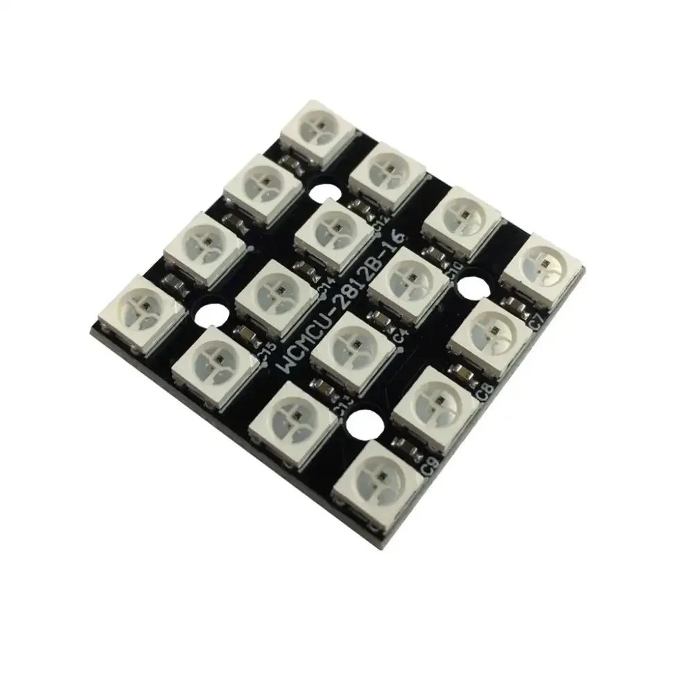 Matriz De Led Rgb 4x4 Ws2812 16bits A 5v Led 5050