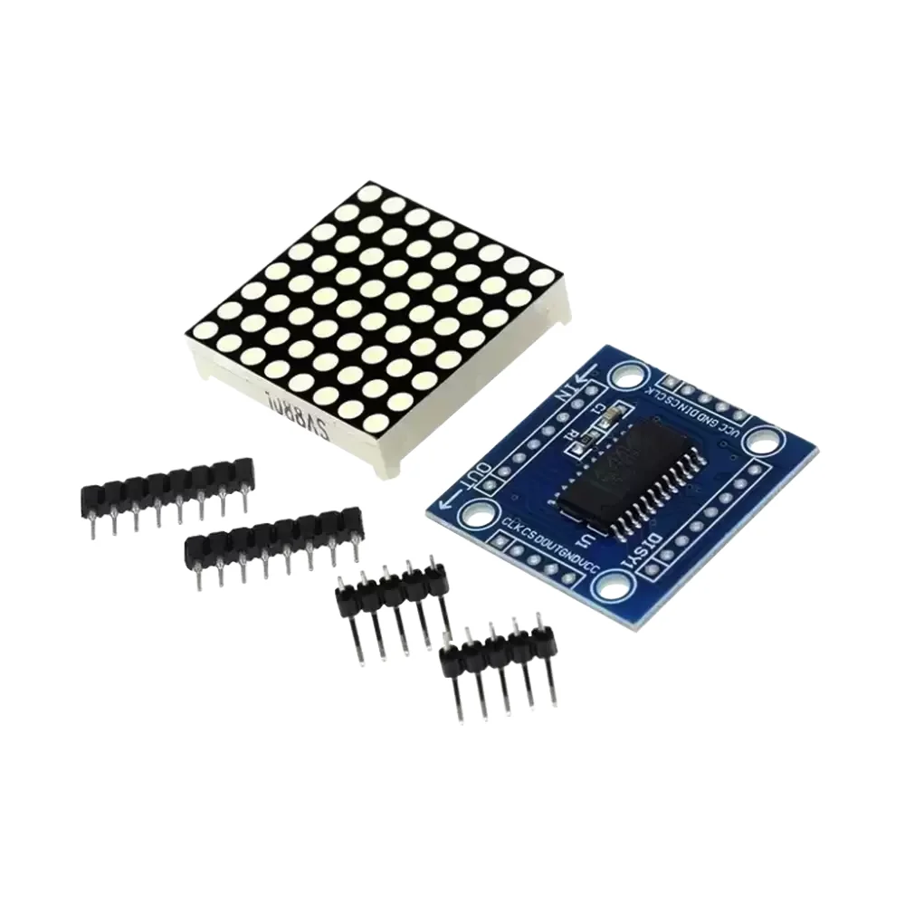 Matriz Led 8x8 Catodo Azul Max7219 Superficial