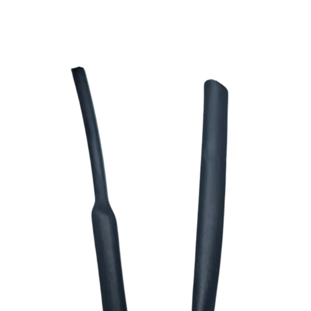 Tubo Termo Contráctil Thermofit Negro 4mm De Diámetro, 1 M