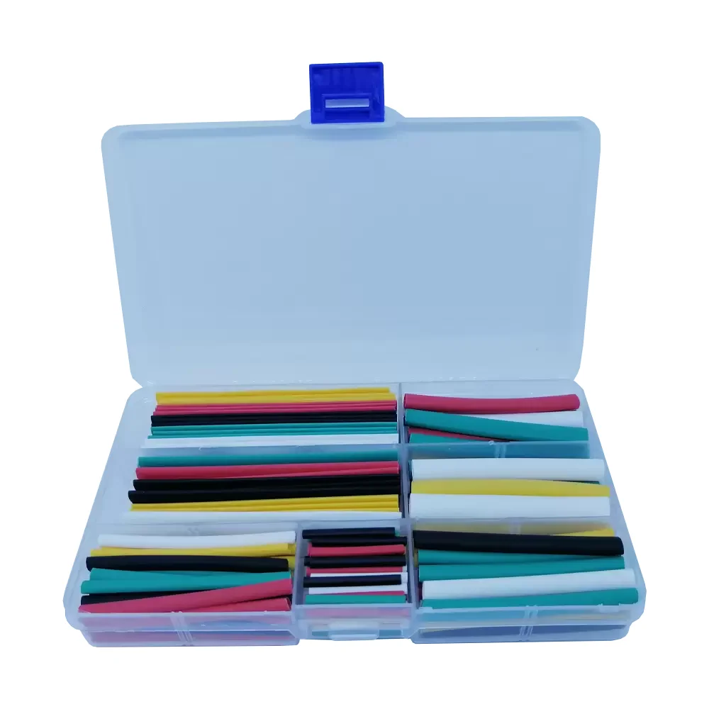 Kit Thermofit De Diferentes Tamaños Y Colores 140 Piezas Con Caja Plastica