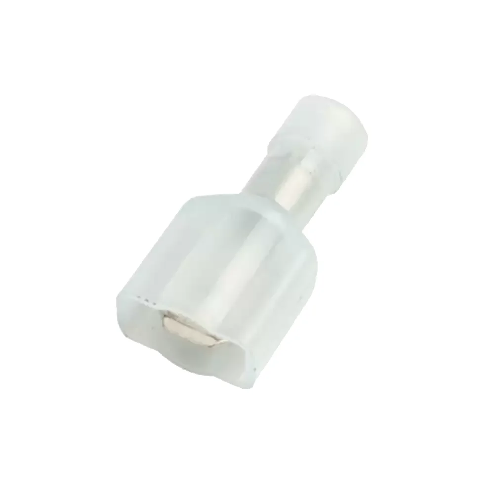 Terminal De Laton Faston Macho Aislado 1/4" 6.3mm Forro Azul 16-14awg