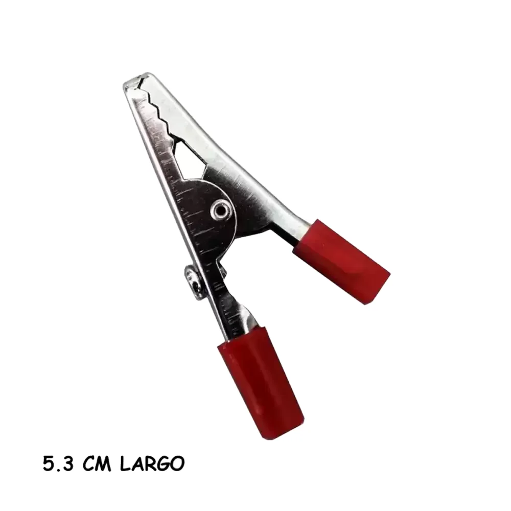 Puntas De Caiman Tipo Pinza Mediano Con Tornillo Rojo