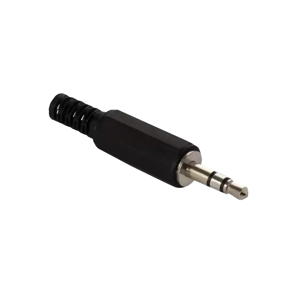 Plug Auxiliar 3.5mm Macho De Plástico