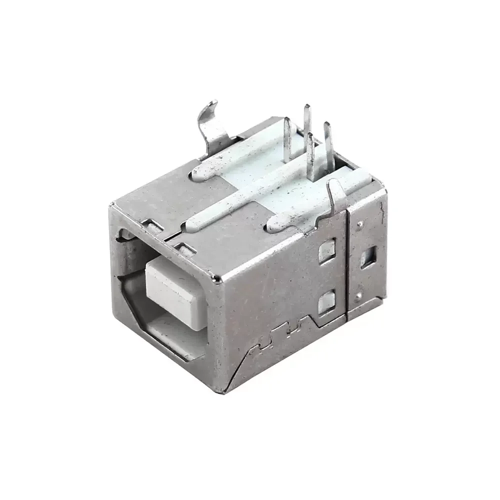 Conector Usb Tipo B Hembra De 90° 4 Pines