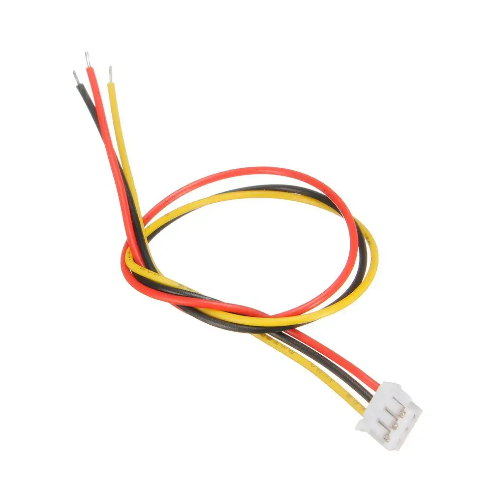 Conector Macho Jst Zh1.5mm 3 Pines Con Cable 26awg Rojo/negro/amarillo 20 Cm