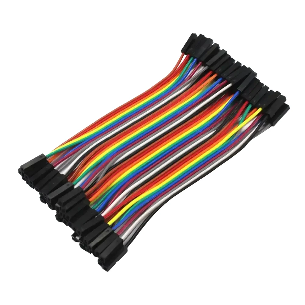 Cables Dupont Jumper Hembra Hembra 40pzs 10cm