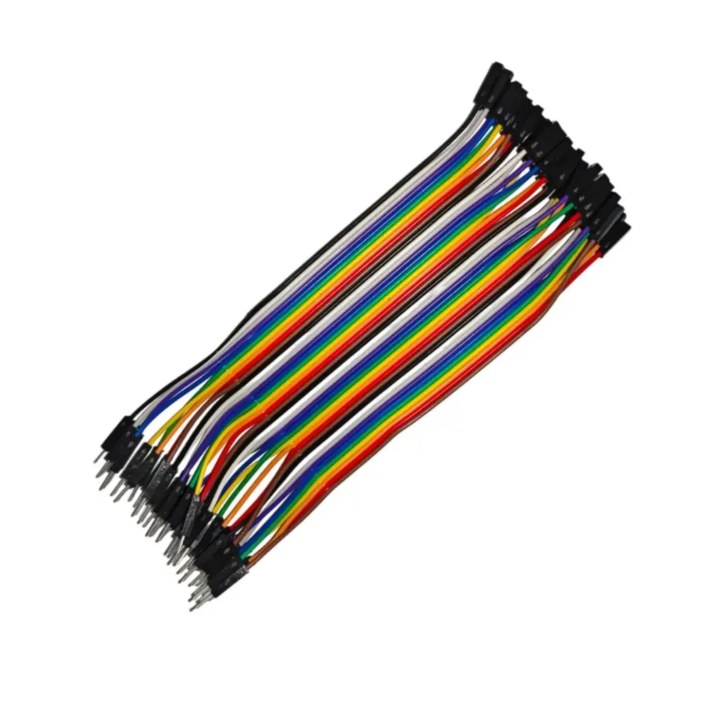 Cables Dupont Jumper Macho Hembra 40pzs 15cm