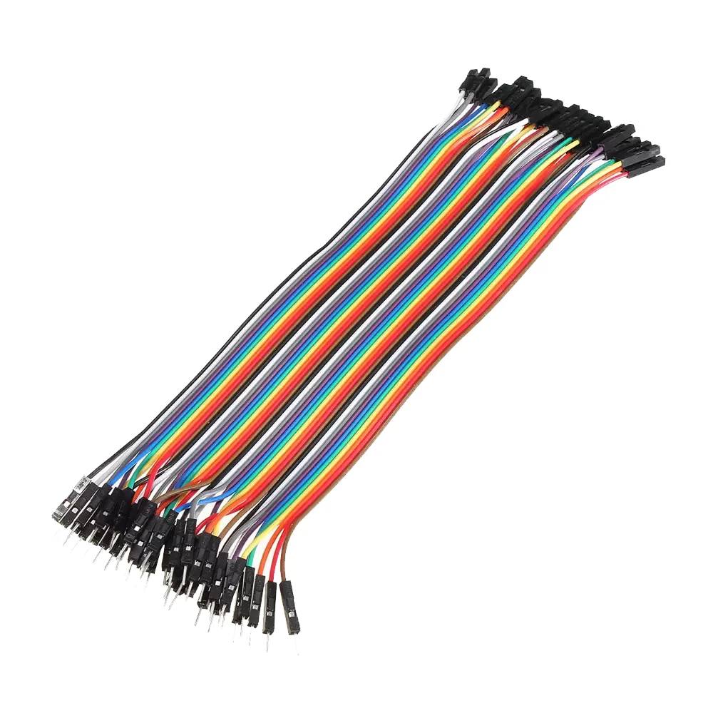 Cables Dupont Jumper Macho Hembra 40pzs 20cm