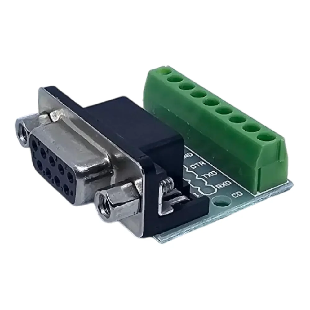 Modulo Adaptador Db9 Rs232 Y Rs485 Hembra Con Borneras