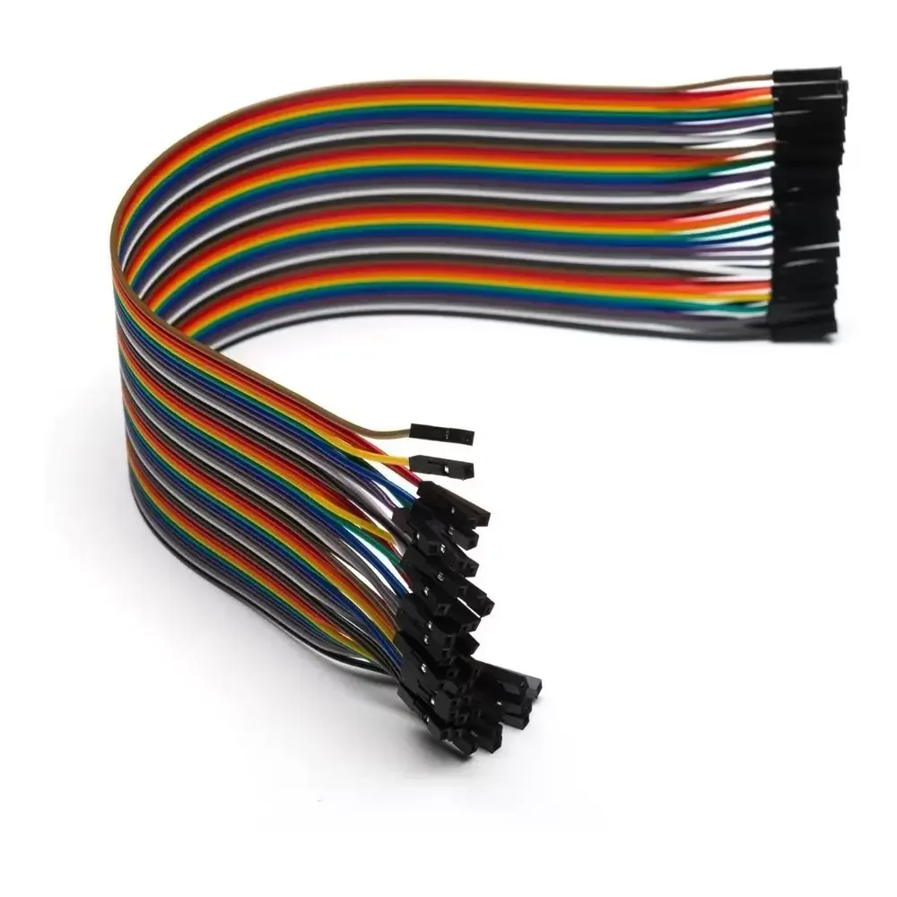 Cables Dupont Jumper Hembra Hembra 40pzs 30cm