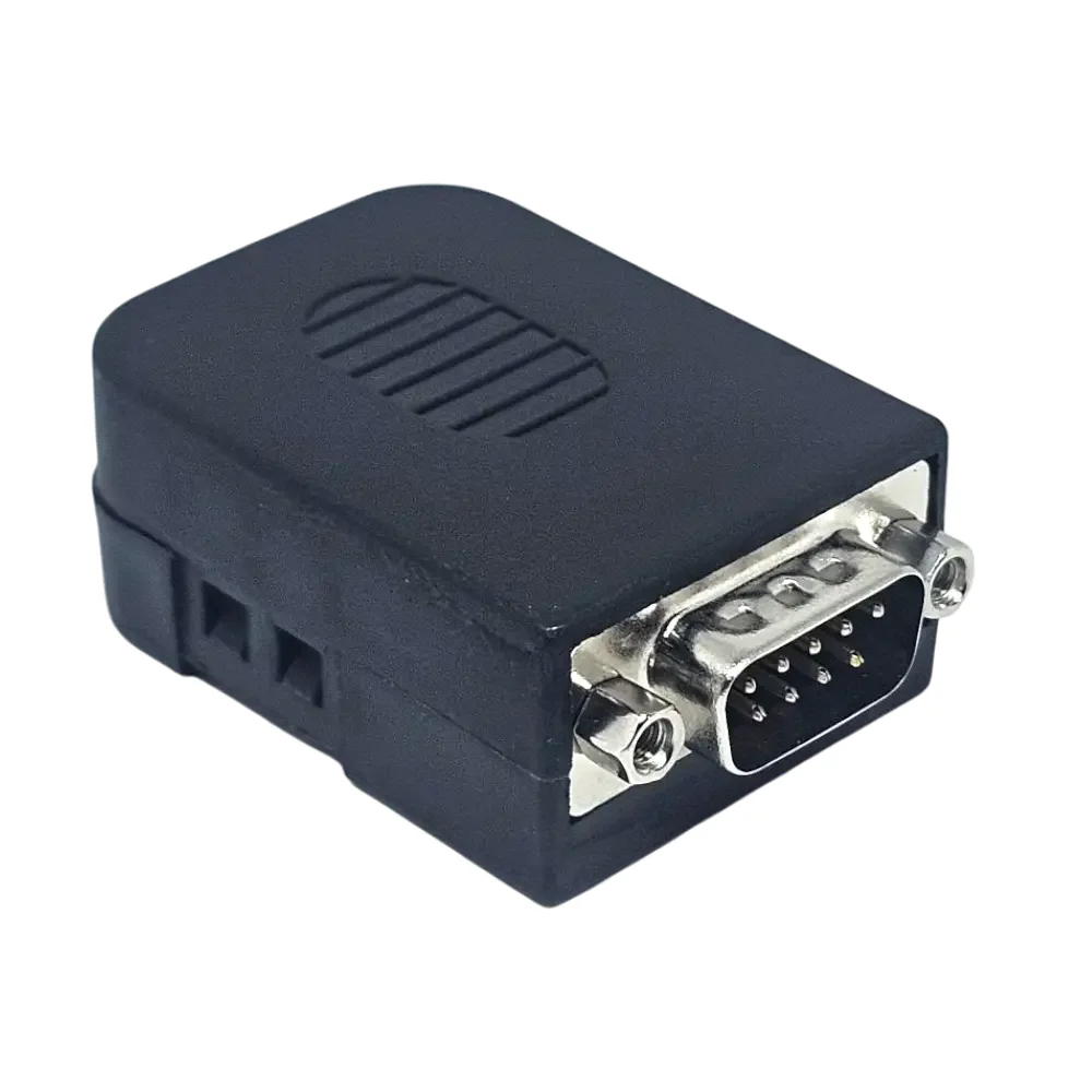 Modulo Db9 Rs232 A Serial Macho Con Carcasa Y Borneras