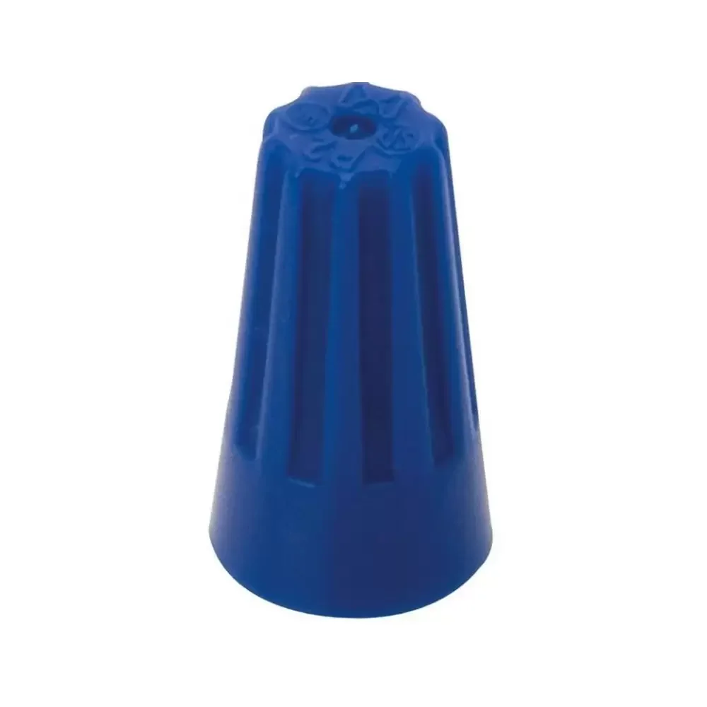 Capuchon Azul De Rosca Metalica Para Empalme Final Calibre 22-14 Awg