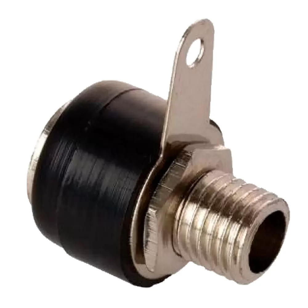 Conector Jack Banana Philips 4mm Hembra Negro