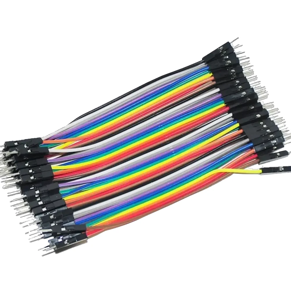 Cables Dupont Jumper Macho Macho 40pzs 10cm