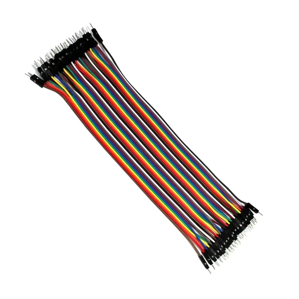 Cables Dupont Jumper Macho Macho 40pzs 20cm