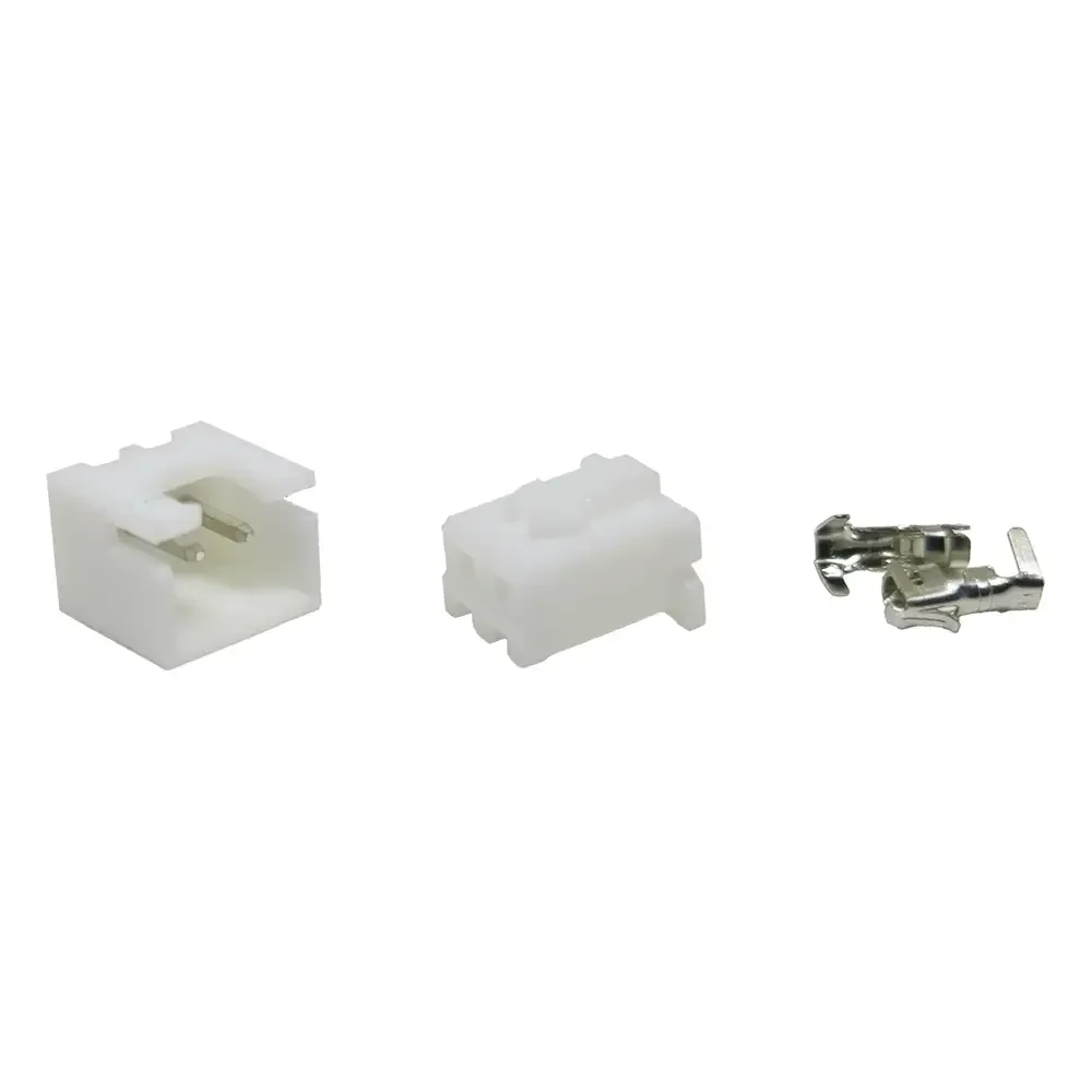 Juego De Conectores Jst Xh 2.54mm 2 Pines Rectos Tipo Molex Macho/hembra/terminales