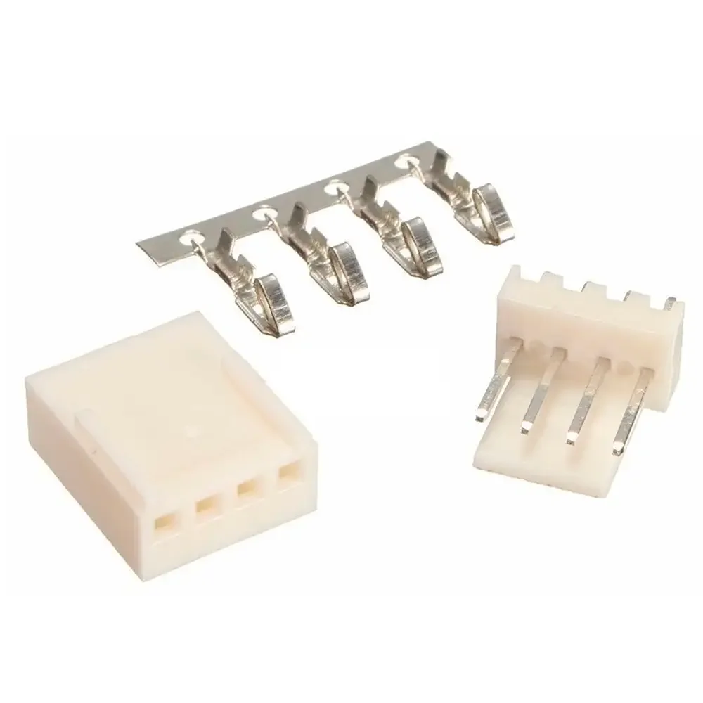 Juego De 10 Conectores Jst Kf2510 2.54mm 4 Pines Rectos Tipo Molex Macho/hembra/terminales