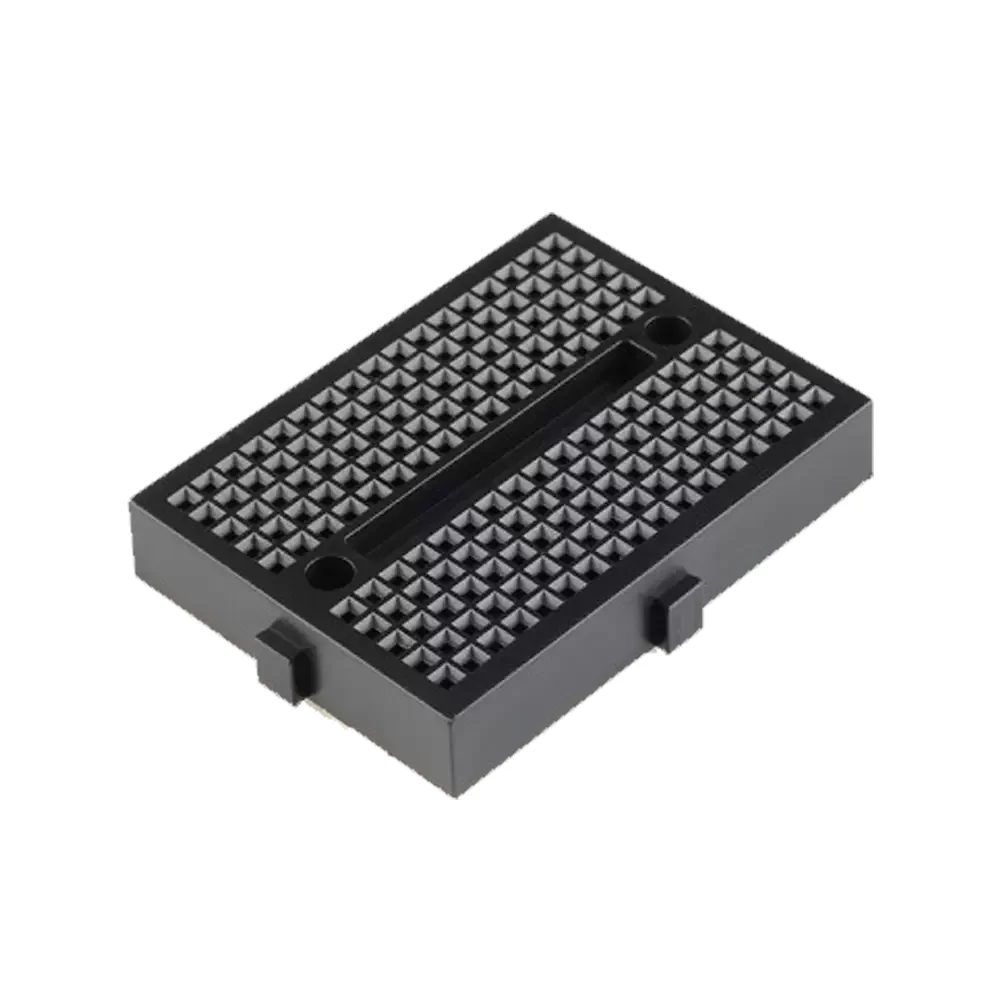 Mini Protoboard Negra 170 Puntos Syb-170 4.6x3.4x0.9 Cm