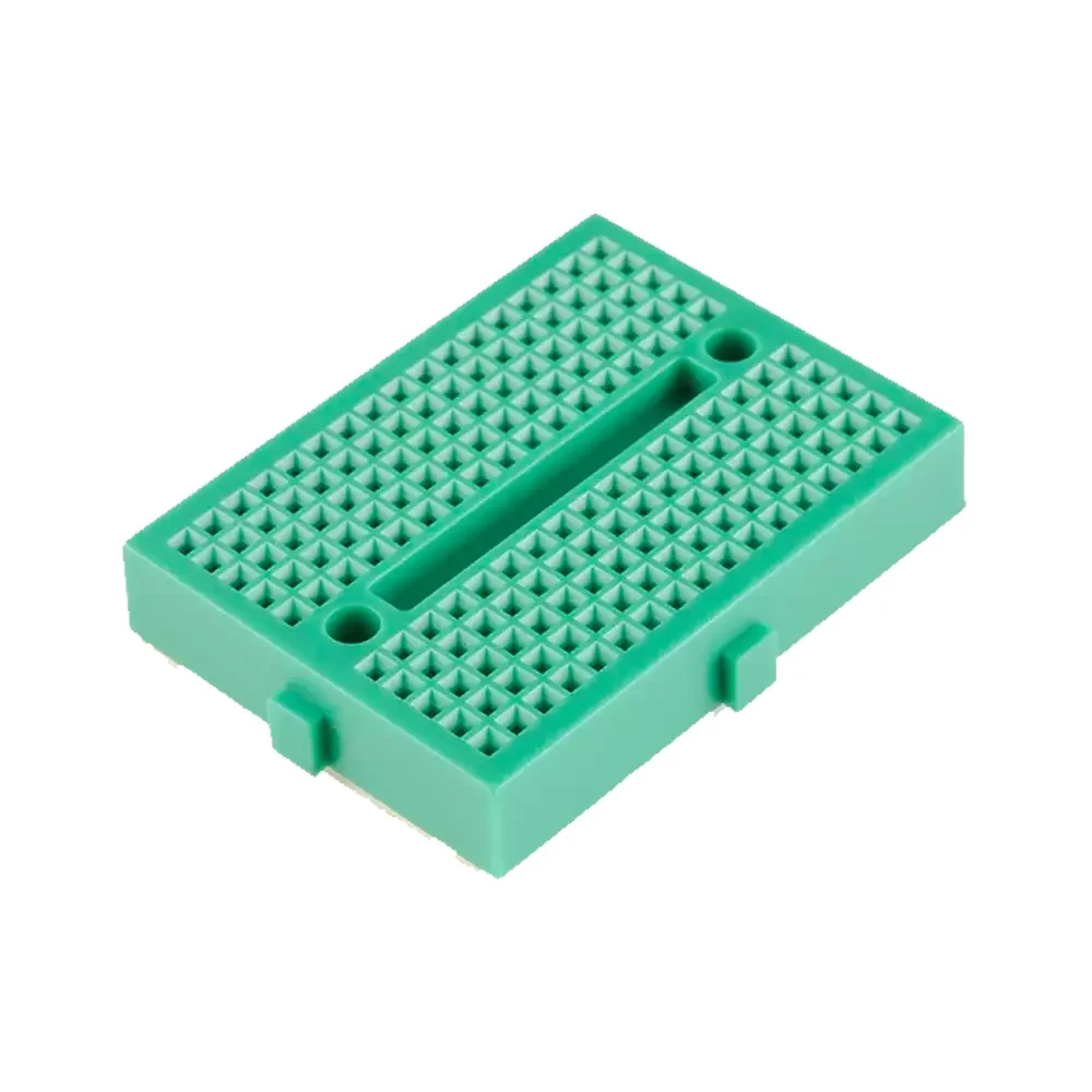 Mini Protoboard Verde 170 Puntos Syb-170 4.6x3.4x0.9 Cm