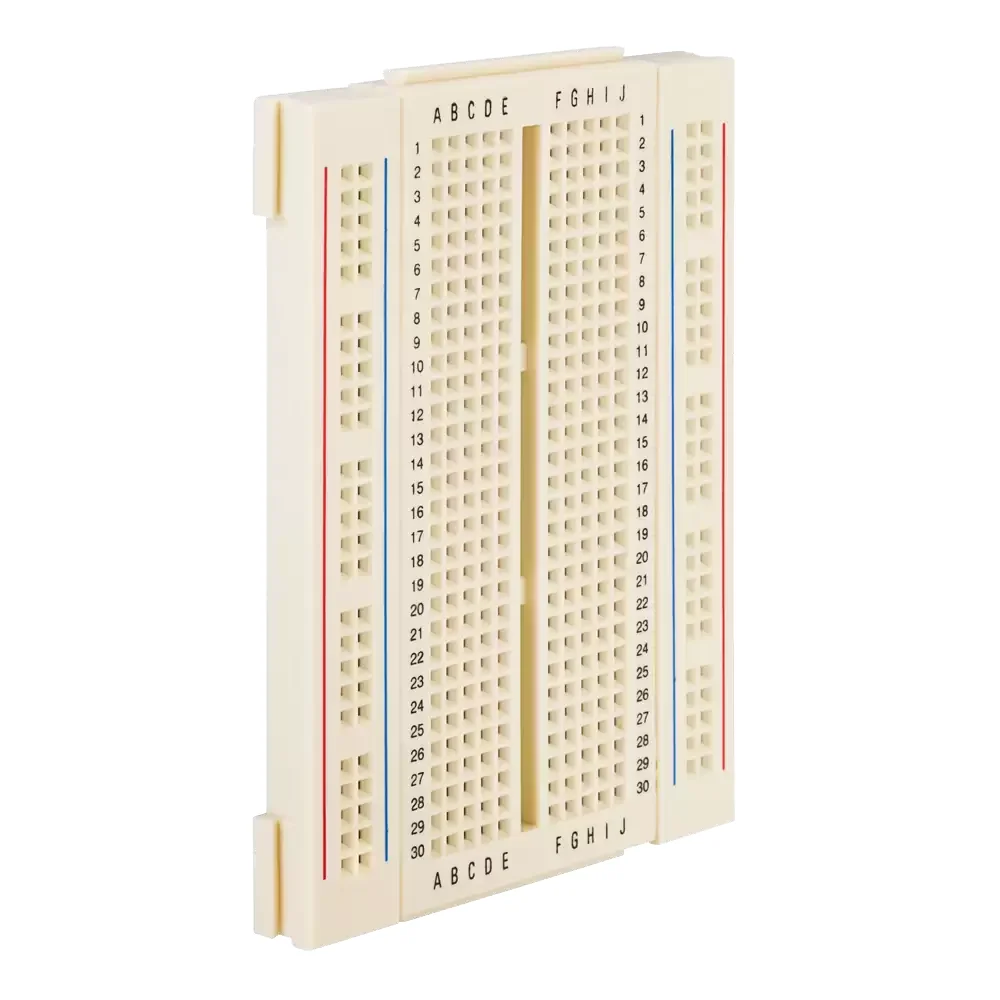 Protoboard 400 Puntos 1 Bloque 2 Tiras