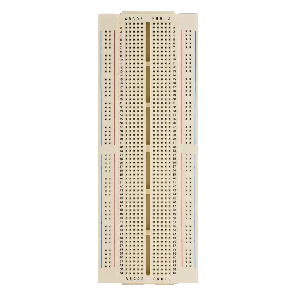 Protoboard De Ensamble Deslizable De 1 Bloque Y 2 Tiras, Tableta Para Experimentación 840 Puntos Steren