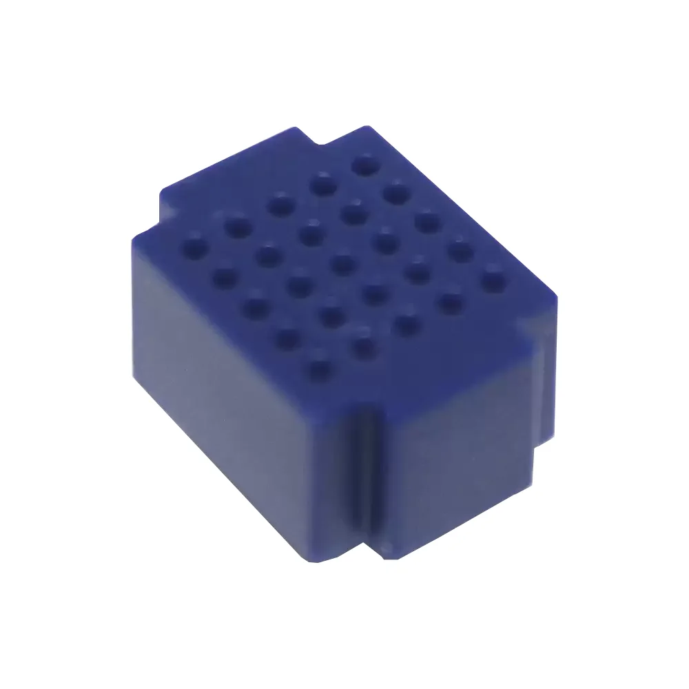 Micro Protoboard Azul 25 Puntos 2x1.5x1.2 Cm