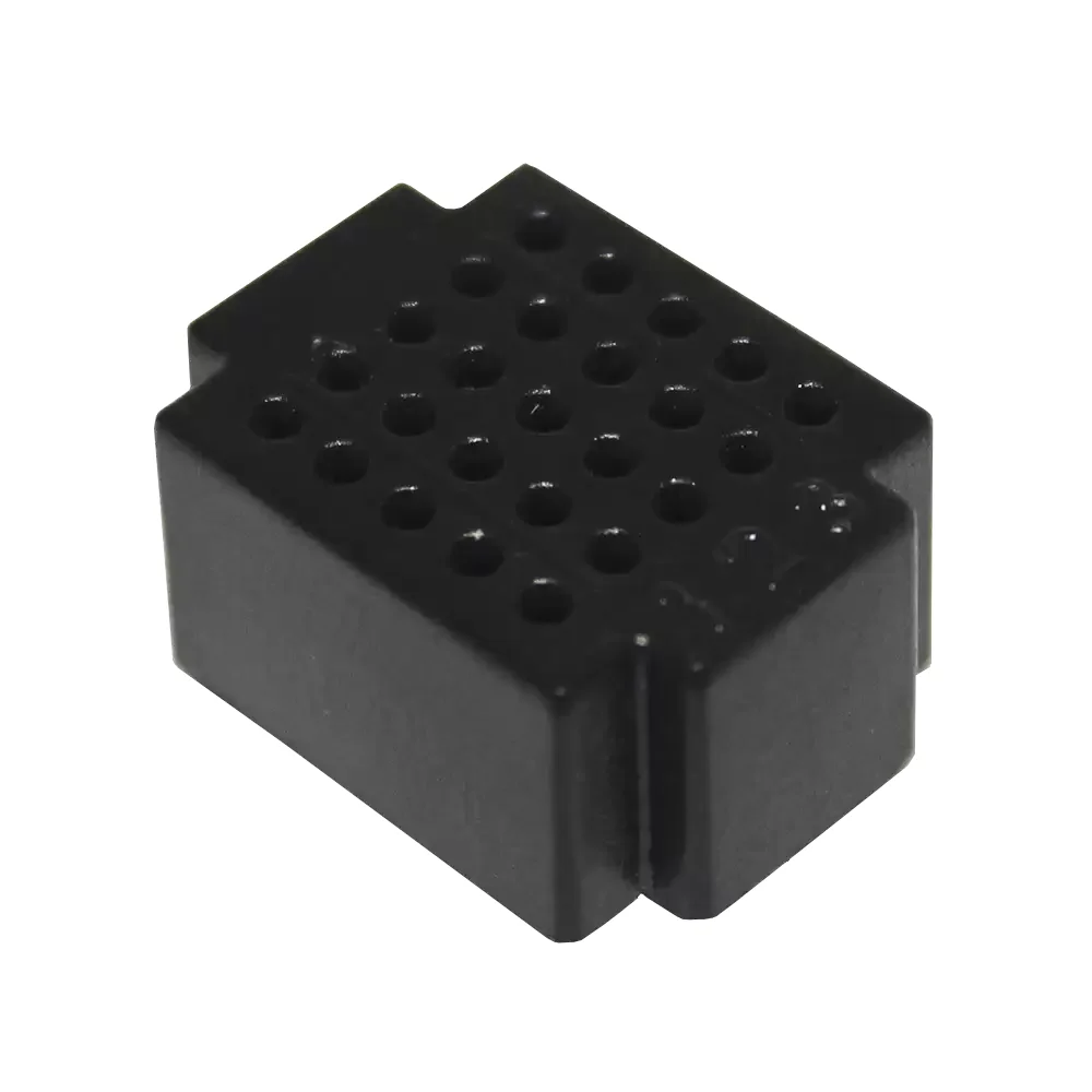 Micro Protoboard Negro 25 Puntos 2x1.5x1.2 Cm