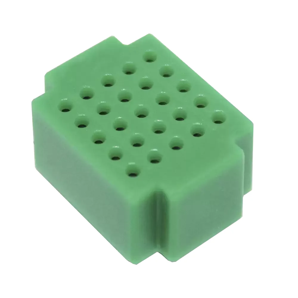 Micro Protoboard Verde 25 Puntos 2x1.5x1.2 Cm