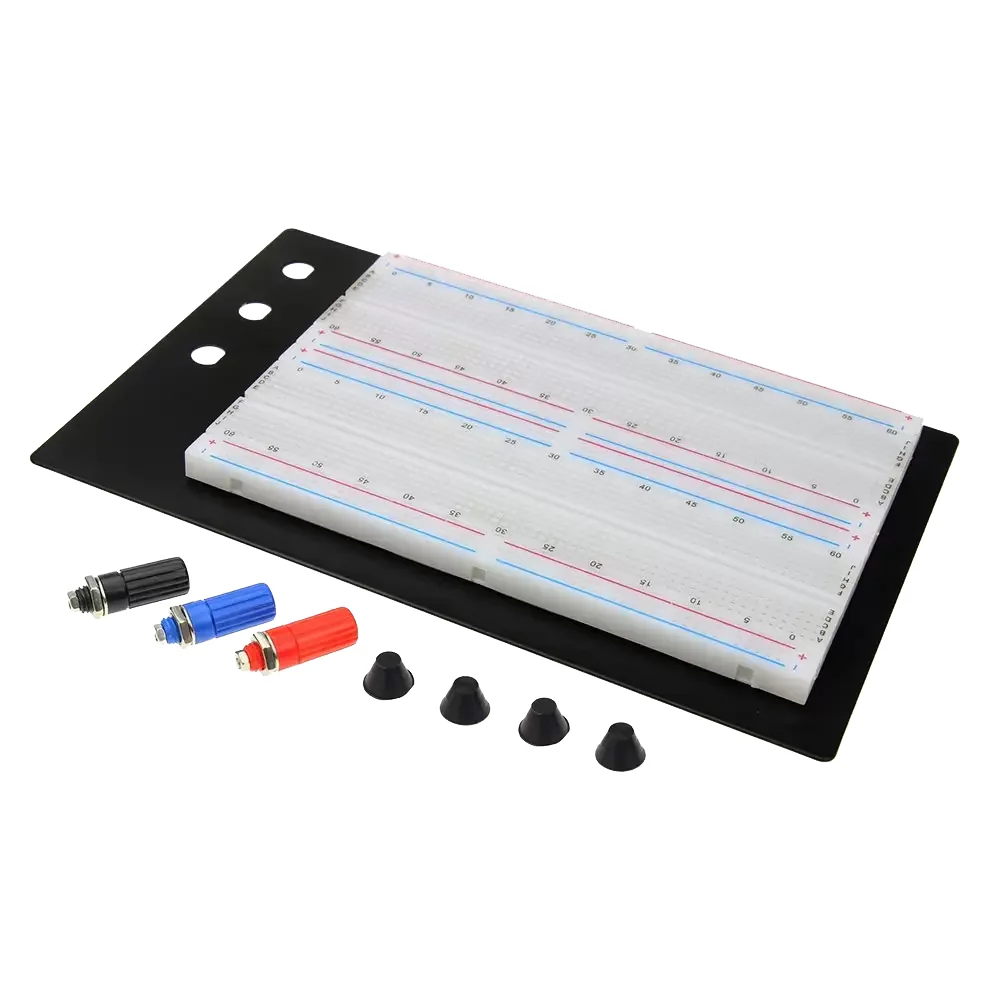 Protoboard Doble De 1660 Puntos 16.5x11.1x0.85cm