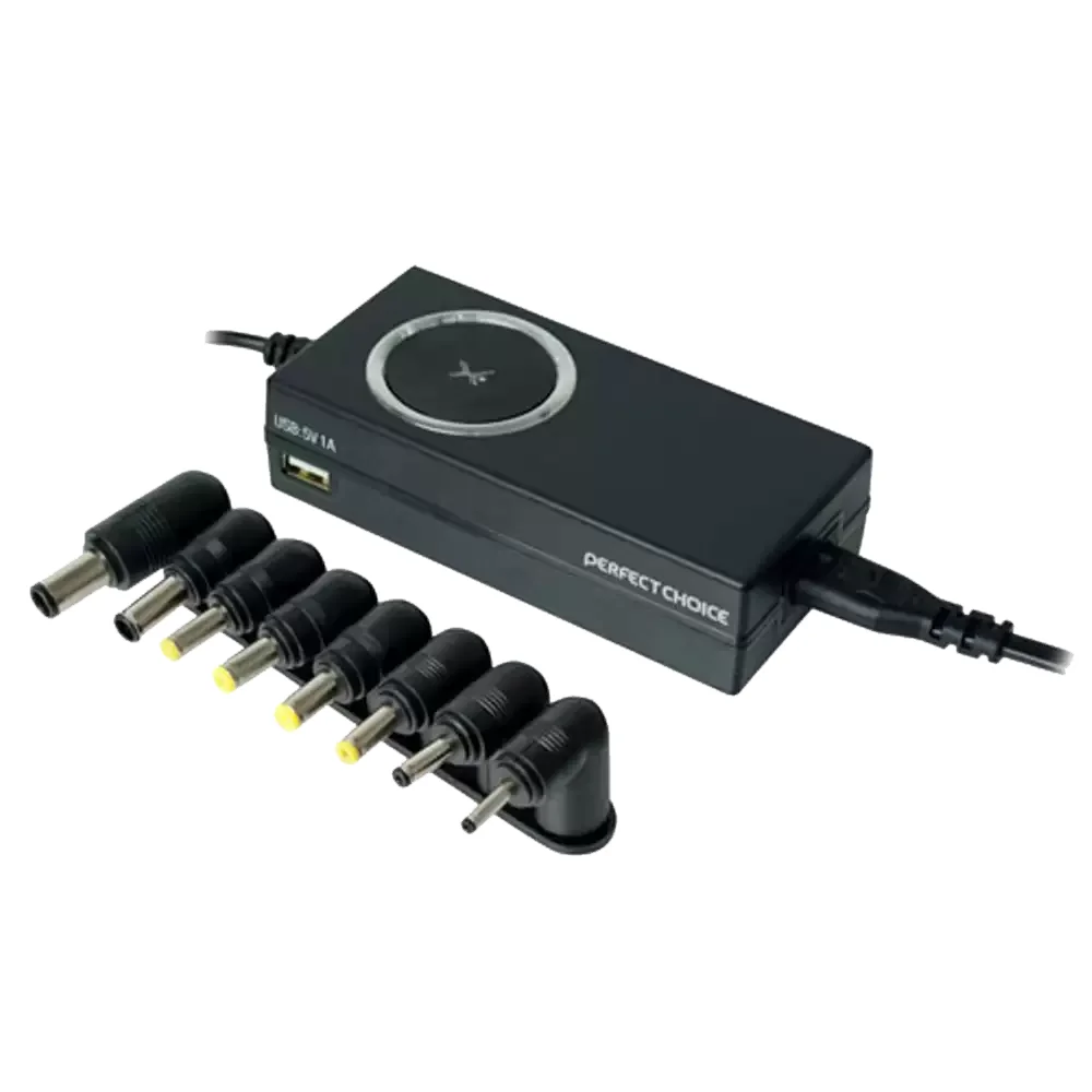 Adaptador De Corriente Universal Perfect Choice C Puntas Intercambiables C Puerto Usb
