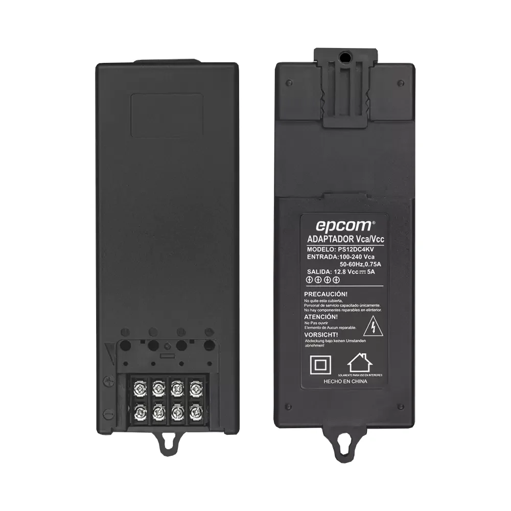 Fuente De Alimentacion Ca/cc 12.8v 5a 60w Con 4 Salidas Para Larga Distancia Epcom