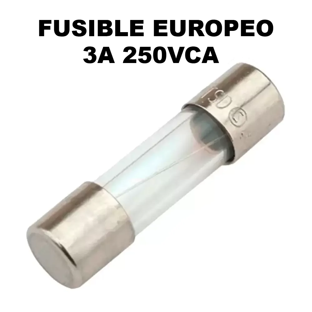 Fusible Tipo Europeo 3a 250v