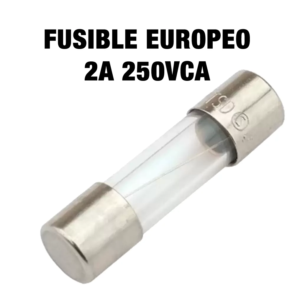 Fusible Tipo Europeo 2a 250v