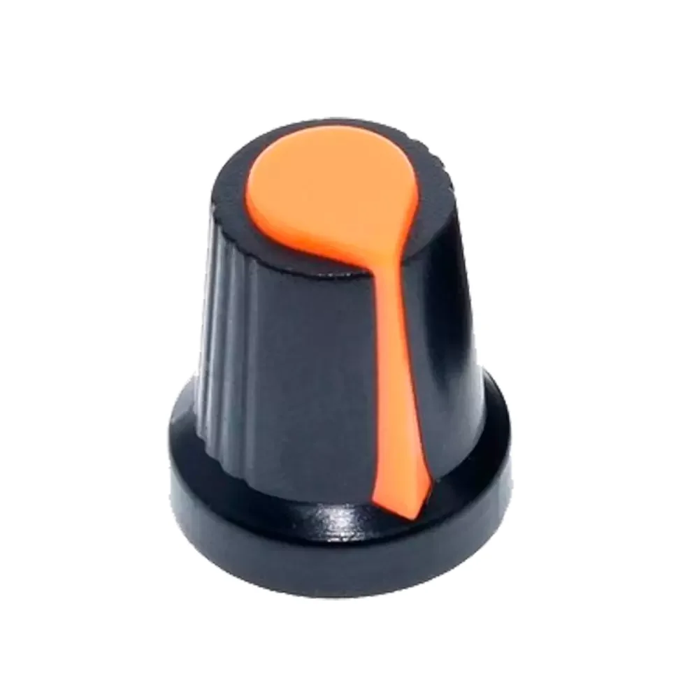 Perilla Para Potenciómetro Naranja