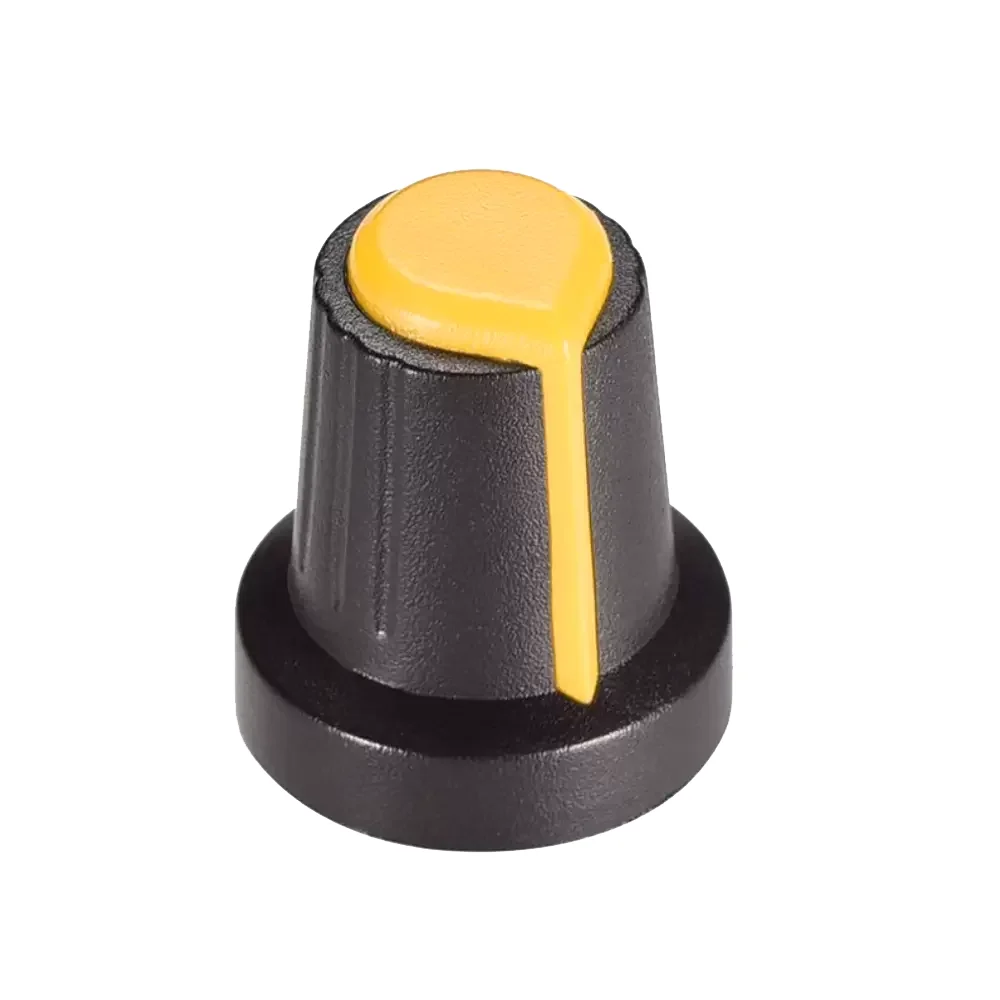 Perilla Para Potenciómetro Amarillo