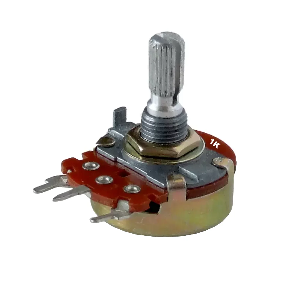 Potenciómetro Lineal B1k 1kohm Vástago De 15mm